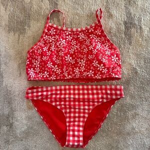 Youth Roxy Red Two piece swimsuit